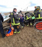 Case study: extrication from a single-seat aircraft