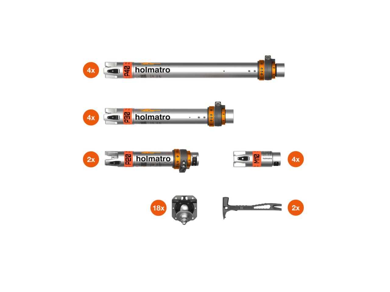 Escoramento básico para valas – Kit OmniLock T-OS1