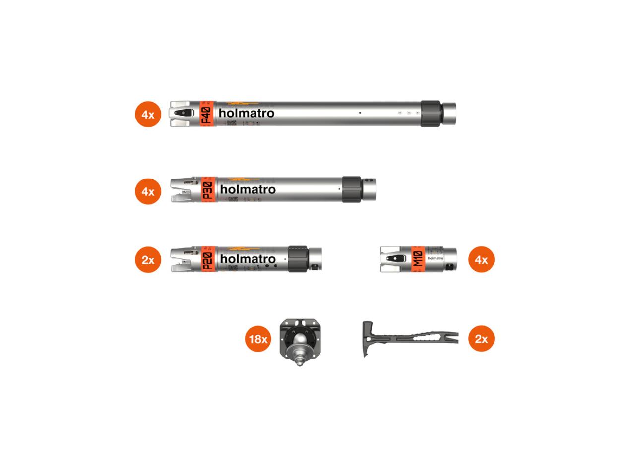 Escoramento básico para valas – Kit pneumático T-PS1