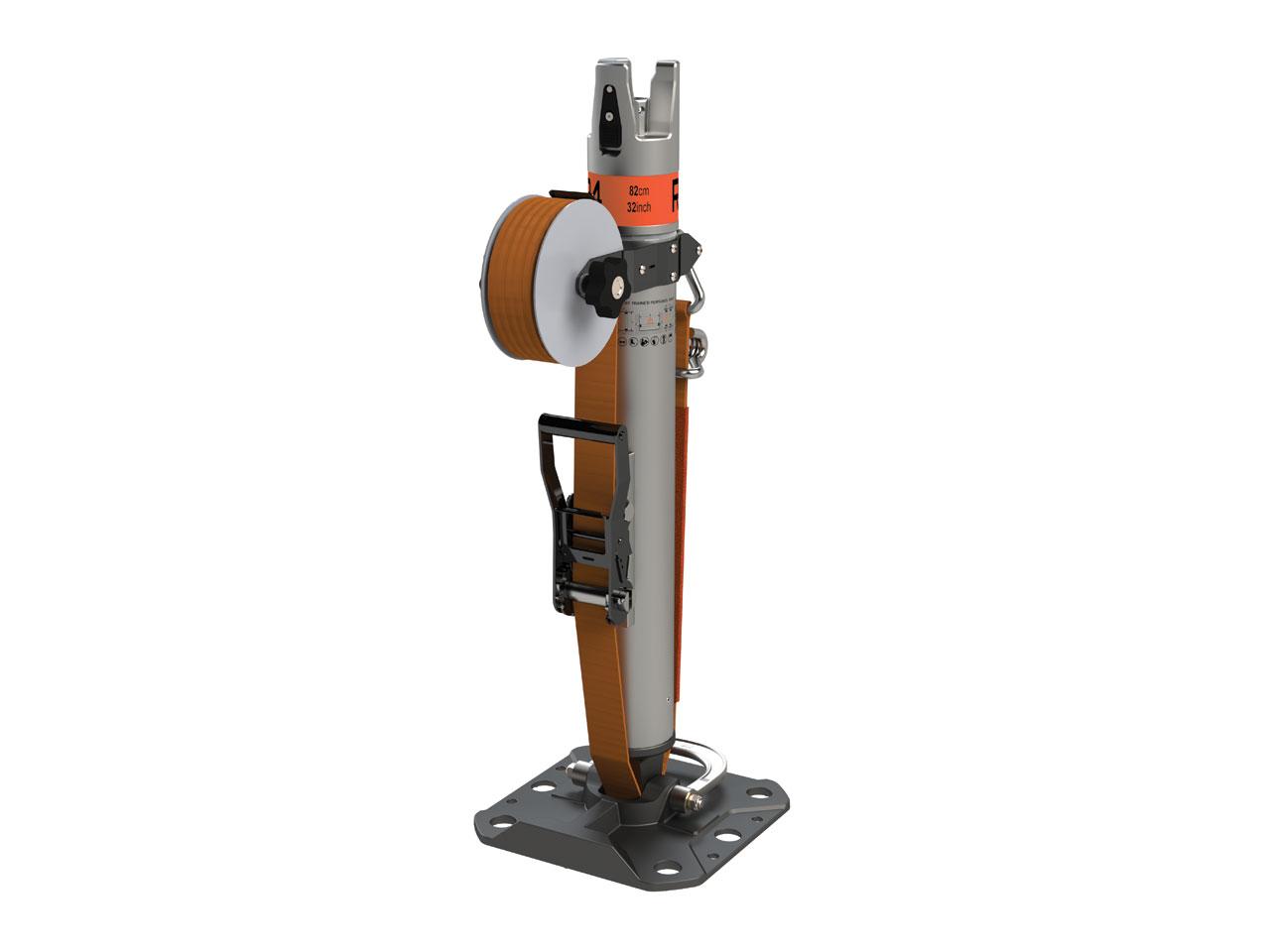 Base com cinta de aperto com roquete R24.