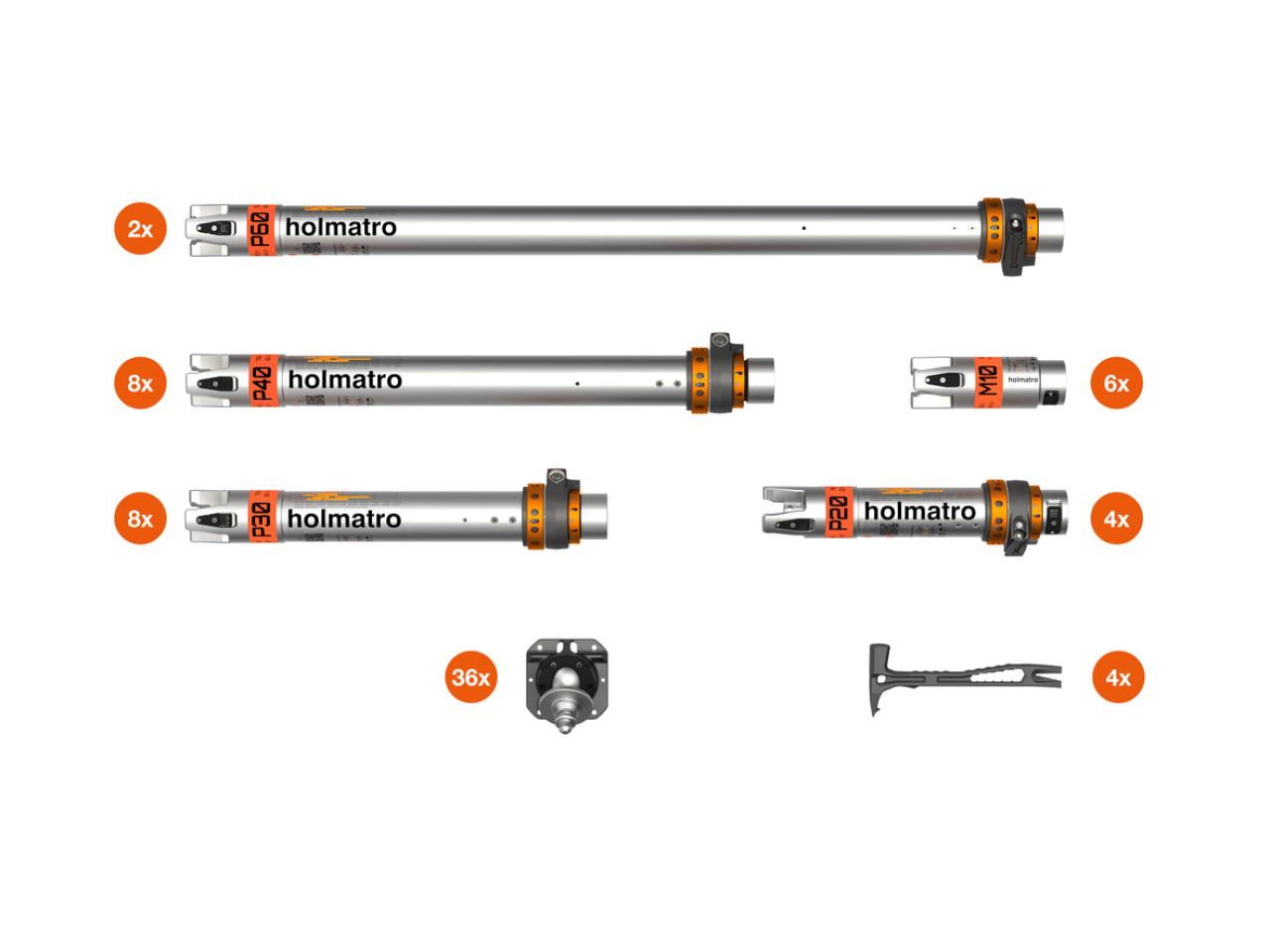 Escoramento avançado para valas – Kit OmniLock AT-OS1