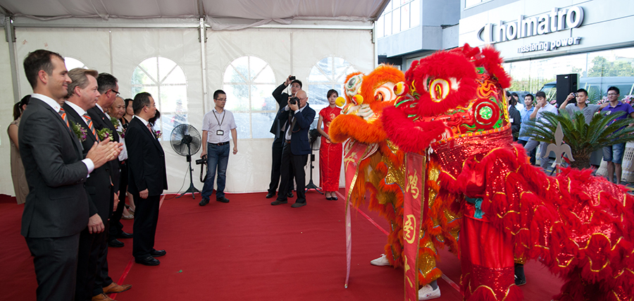 2012 - Official opening of division Holmatro Chin.jpg