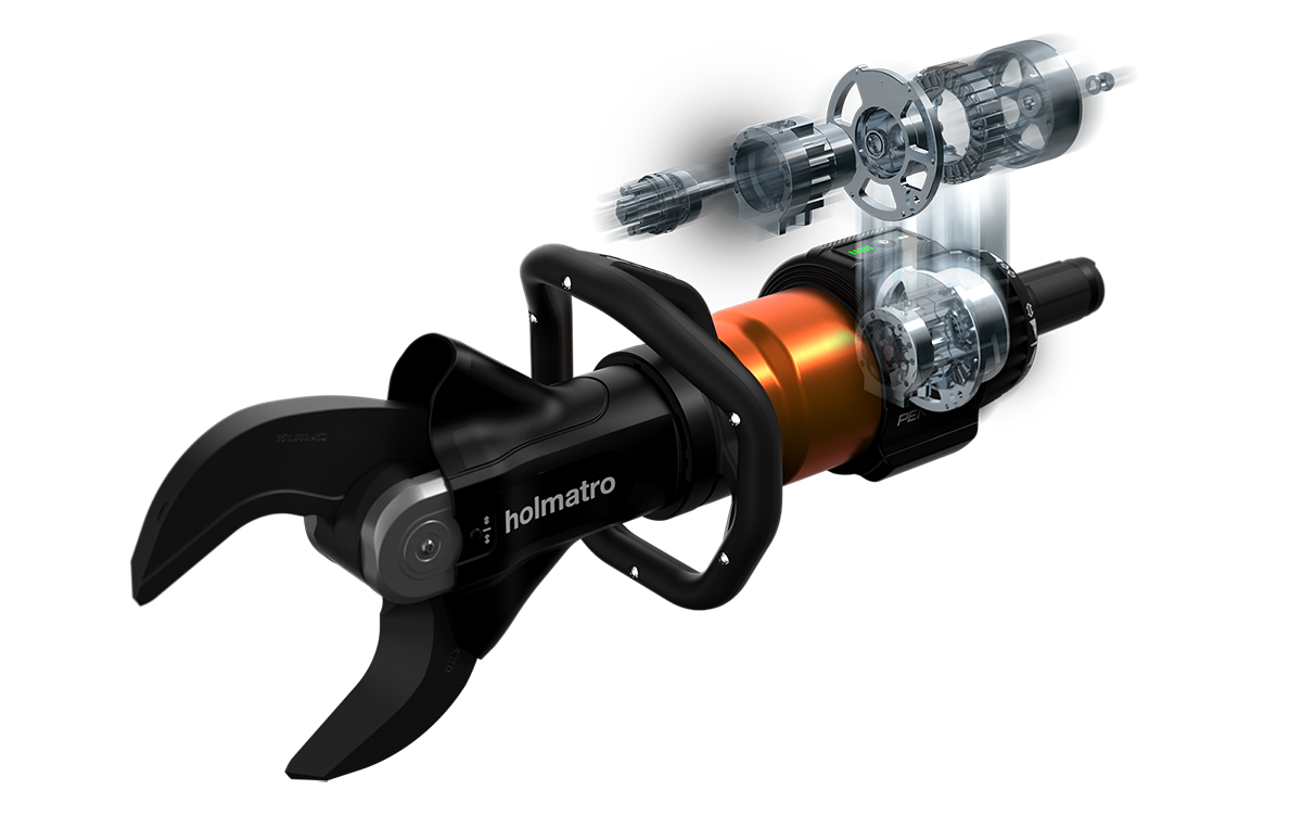 Holmatro Pentheon tools compact integrated motor and pump