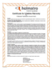 USA Rescue Tool Warranty Certificate